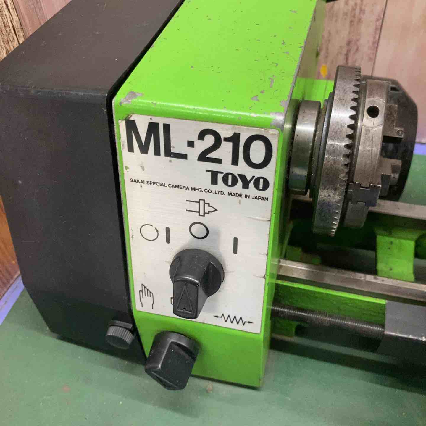 現状品】TOYO ML-210 卓上ミニ旋盤 ミーリングアタッチメント【八潮店
