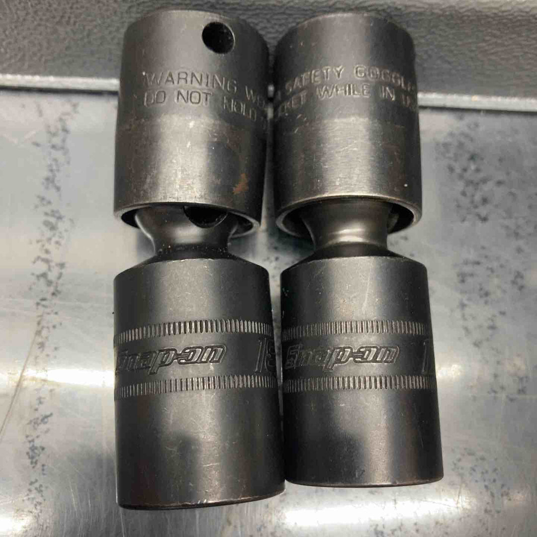 ◇スナップオン(Snap-on) 3/8" インパクト用 ユニバーサルソケットセット 6ポイント ショート ミリサイズ 207IPSFM【川越店】