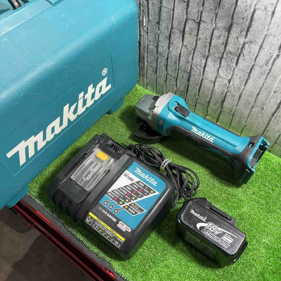◇マキタ(makita) 18V コードレスディスクグラインダ GA402DRF 動作確認済み【川口店】