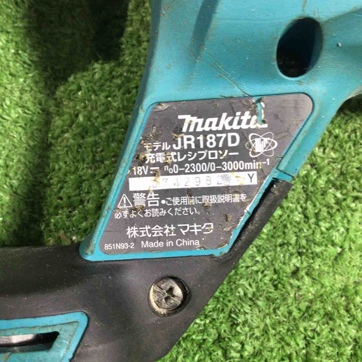 ★マキタ(makita) コードレスレシプロソー JR187DZ【川口店】
