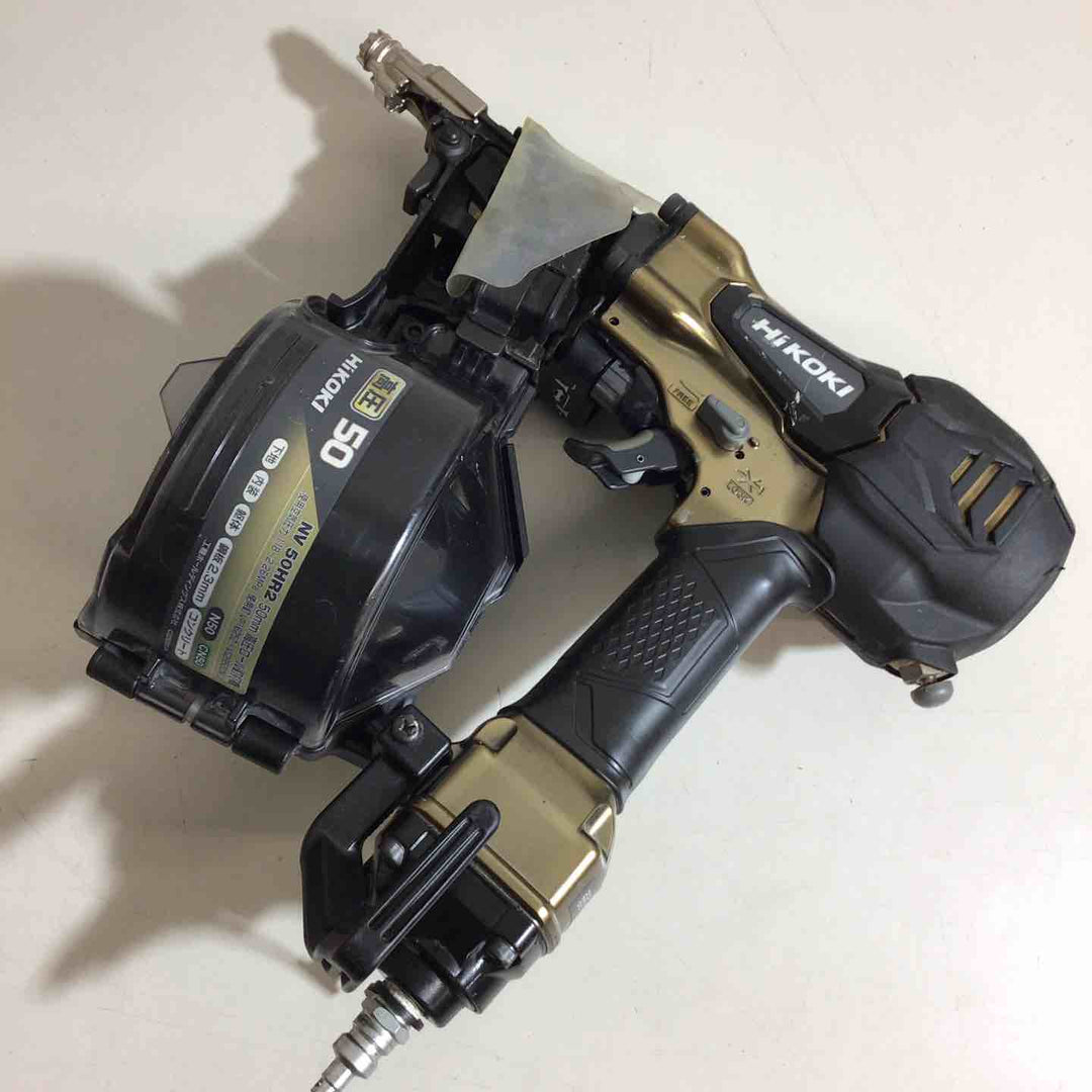 ★ハイコーキ(HIKOKI ※旧:日立工機) 高圧エア釘打ち機 NV50HR2(S)【戸田店】