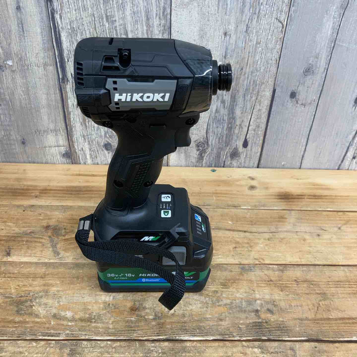 ハイコーキ(HIKOKI ※旧:日立工機) コードレスインパクトドライバ ストロングブラック WH36DD(2XHBSZ) 【東大和店】