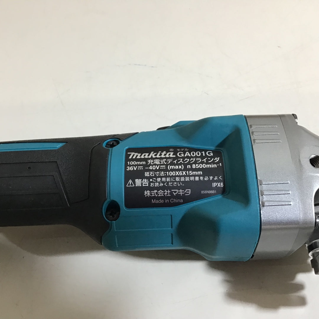 【未使用品】★マキタ makita 40V 100mmコードレスディスクグラインダ GA001GZ 本体のみ 【戸田店】