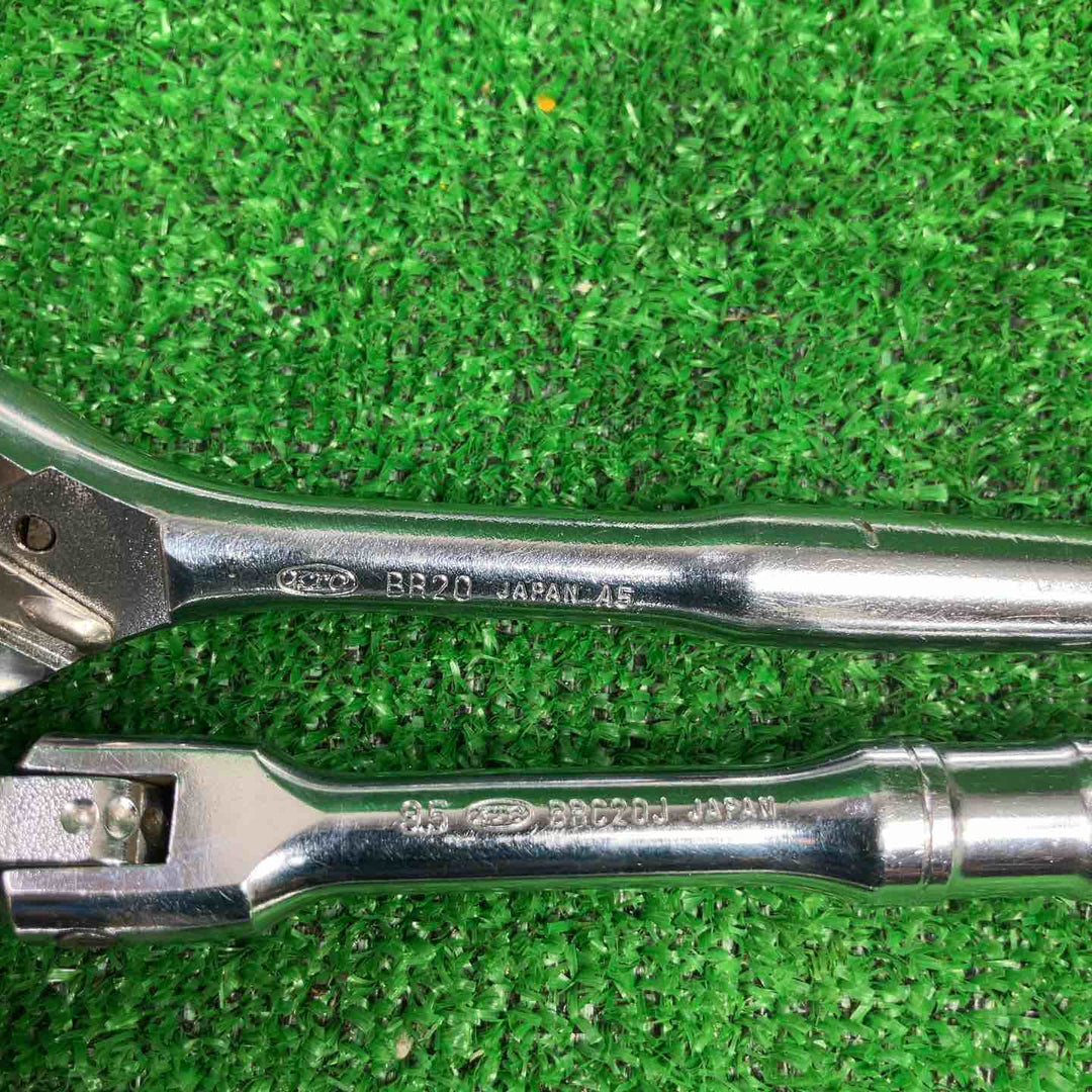 KTC ラチェットハンドル(BR20、BRC20J、BR4E) エクステンションバー(BR20-75、BR20-150×2、BE4-100)