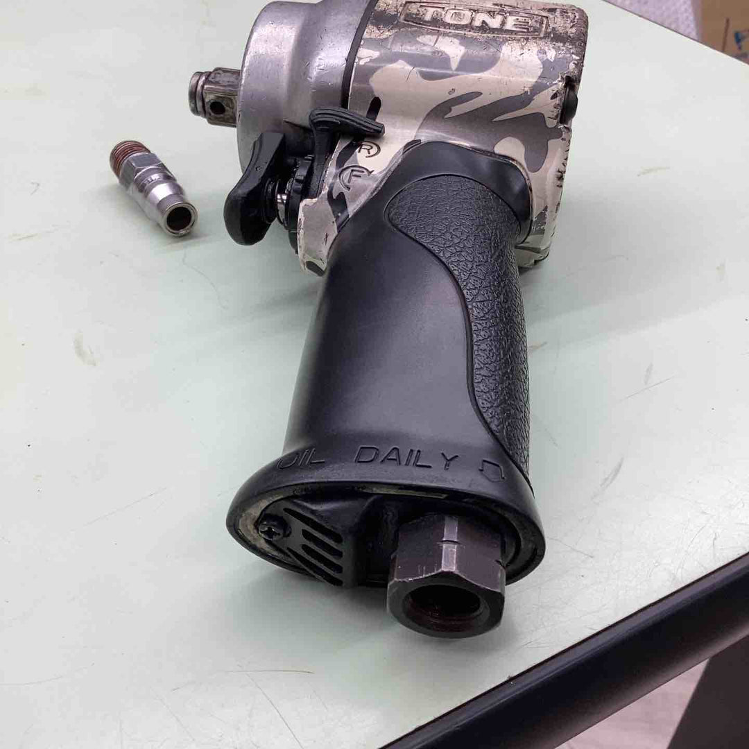 トネ(TONE) エアーインパクトレンチ アングルショートタイプ AI4201WCM 差込角12.7mm(1/2") 700N･m ホワイトカモフラージュ ボルト 超軽量 DIY タイヤ　【越谷店】