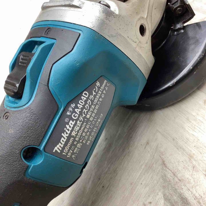 ☆マキタ(makita) 100mmコードレスディスクグラインダー GA404DZ【越谷店】
