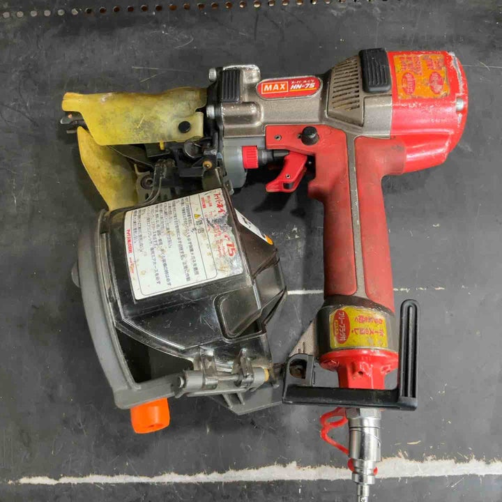 ◇マックス(MAX) 高圧エア釘打ち機  HN-75【草加店】