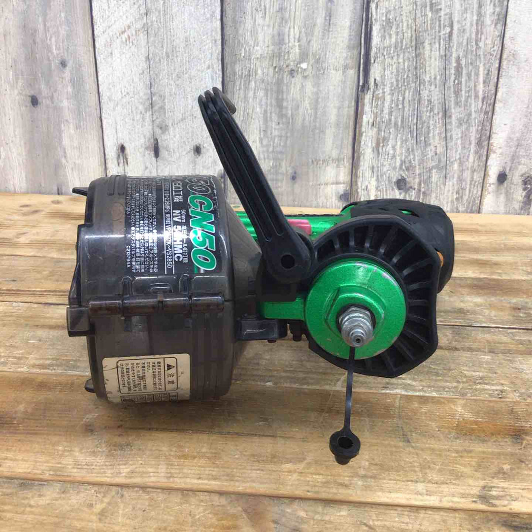 【タイムセール】　【中古品】ハイコーキ(HIKOKI ※旧:日立工機) 高圧エア釘打ち機 NV50HMC(L) 動作良好 【東大和店】
