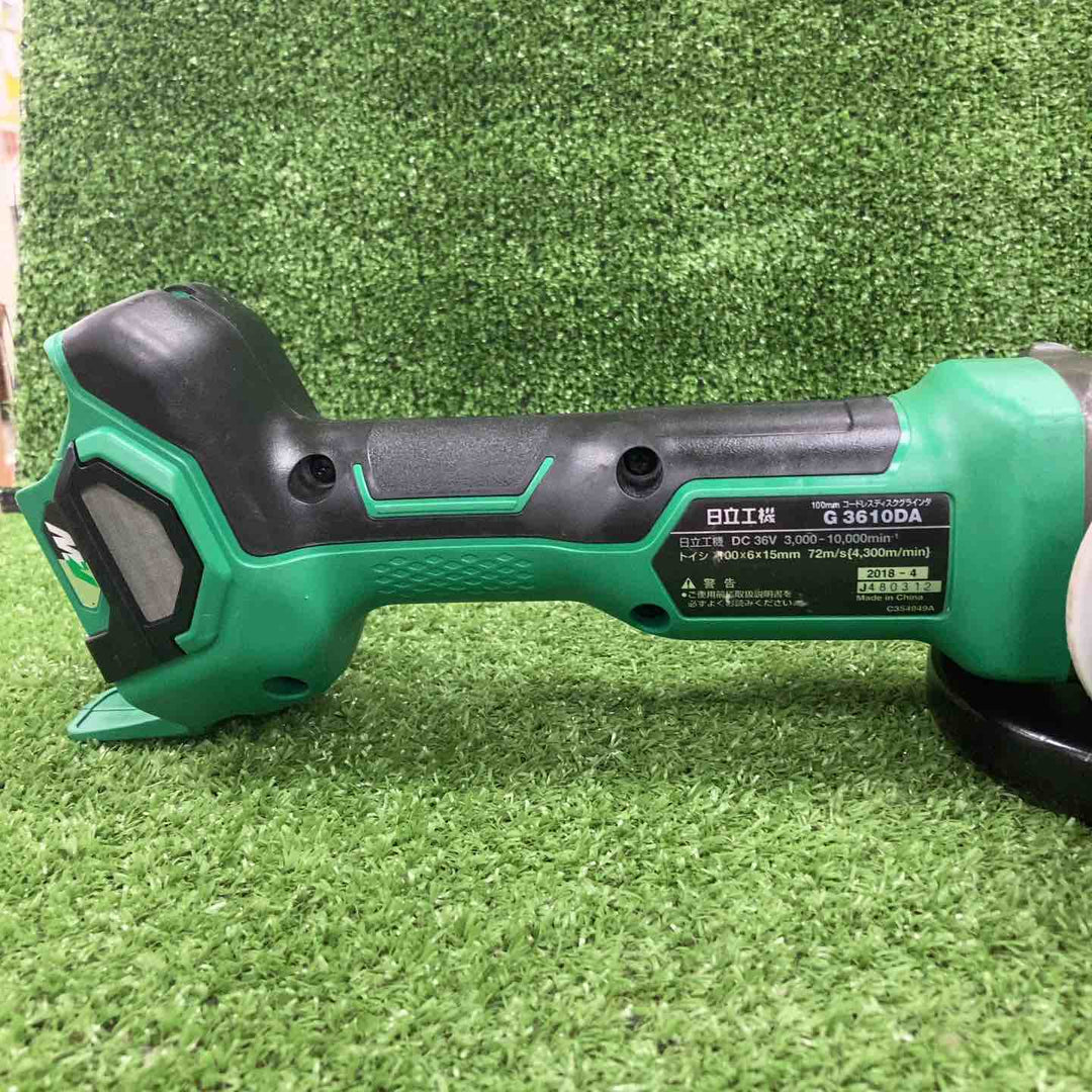 ★ハイコーキ(HIKOKI ※旧:日立工機) 100mmコードレスディスクグラインダ G3610DA(NN)【川崎店】