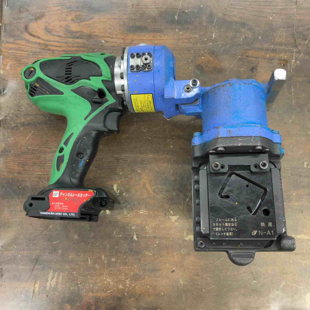 ◇亀倉 コードレスチャンネルレールカッター M-40LB【戸田店】