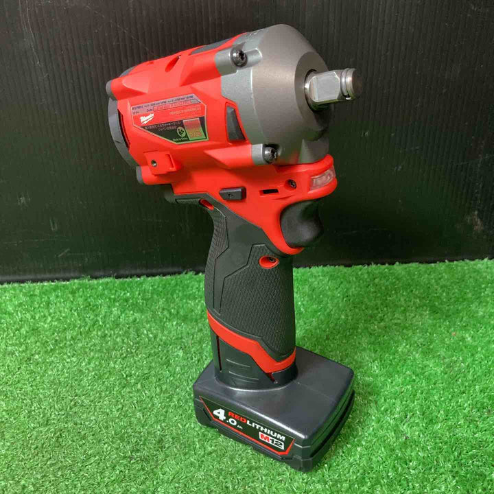 【美品】◇ミルウォーキーツール(Milwaukee) コードレスインパクトレンチ M12 FIWF12-0C JP ◎バッテリー1個付き！(12V・4.0Ah)【岩槻店】