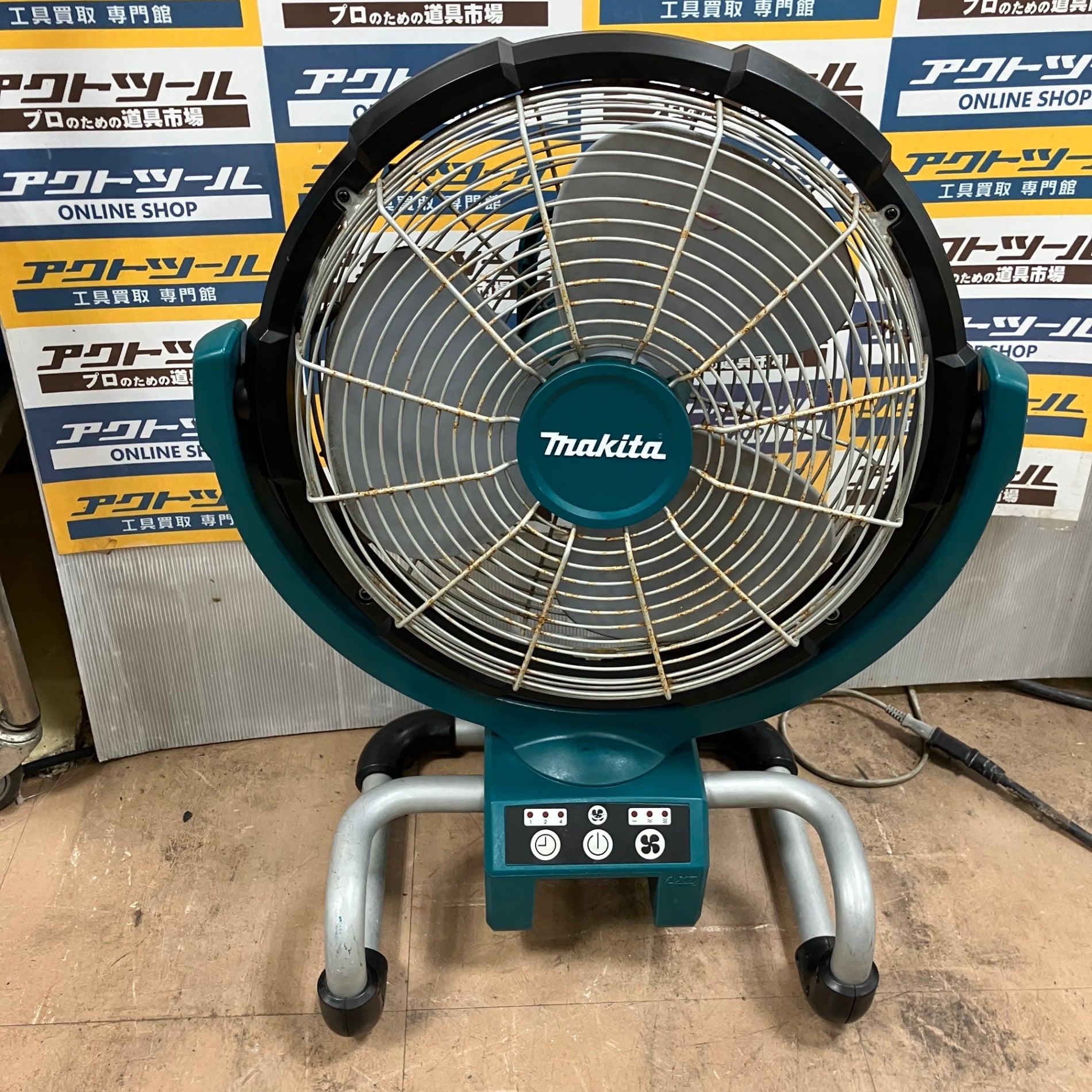 Cf300dz マキタ扇風機 充電式 扇風機 大型 中古 首振り不可 makita
