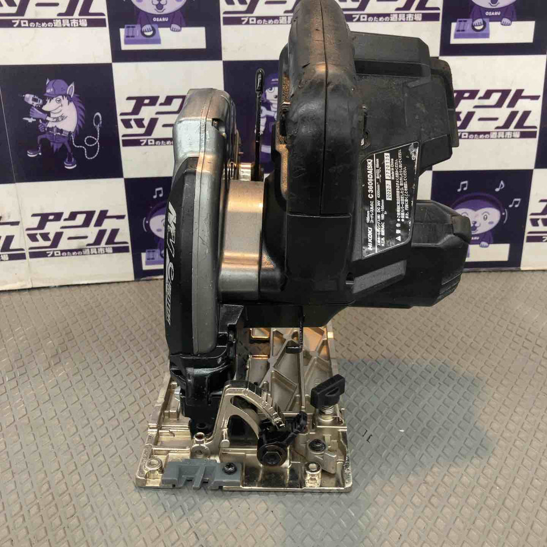 【中古品】HiKOKI(ハイコーキ) 旧日立工機 36V 165mmコードレス丸のこ マルチボルト 充電式・蓄電池・充電器別売り  C3606DA (SK)(NNB)【所沢店】