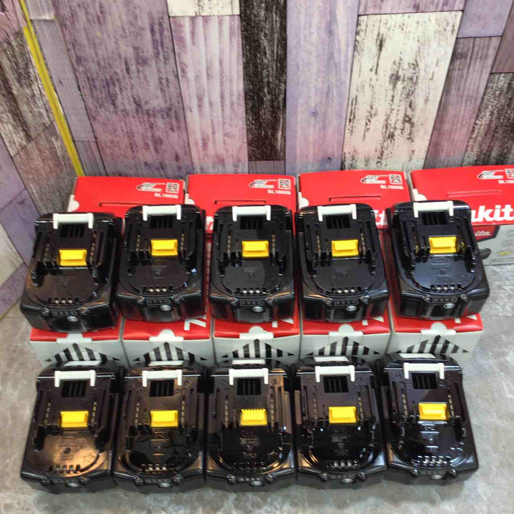 【未使用品】10個セット 純正 マキタ makita リチウムイオンバッテリ BL1860B【八潮店】