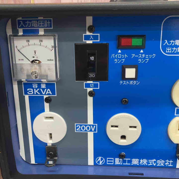 ◇日動 入力自動切替式単巻トランス 連続定格 TBO-300【八潮店】