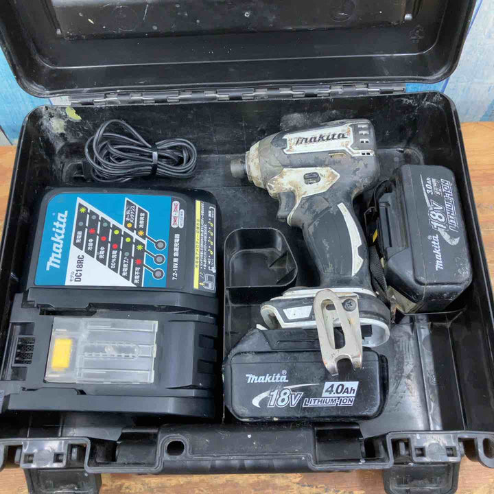 【中古品】★マキタ(makita) コードレスインパクトドライバー TD147DRFXW 18V セット 使用感強め【柏店】