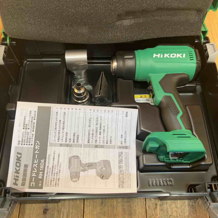 【未使用品】★ハイコーキ(HIKOKI ※旧:日立工機) コードレスヒートガン RH18DA(NNP)【所沢店】