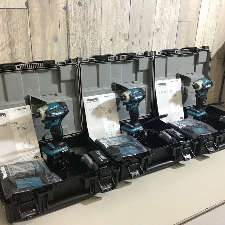 【未使用品】マキタ makita TD162DRGX 充電式 14.4V インパクトドライバ  3台セット【戸田店】