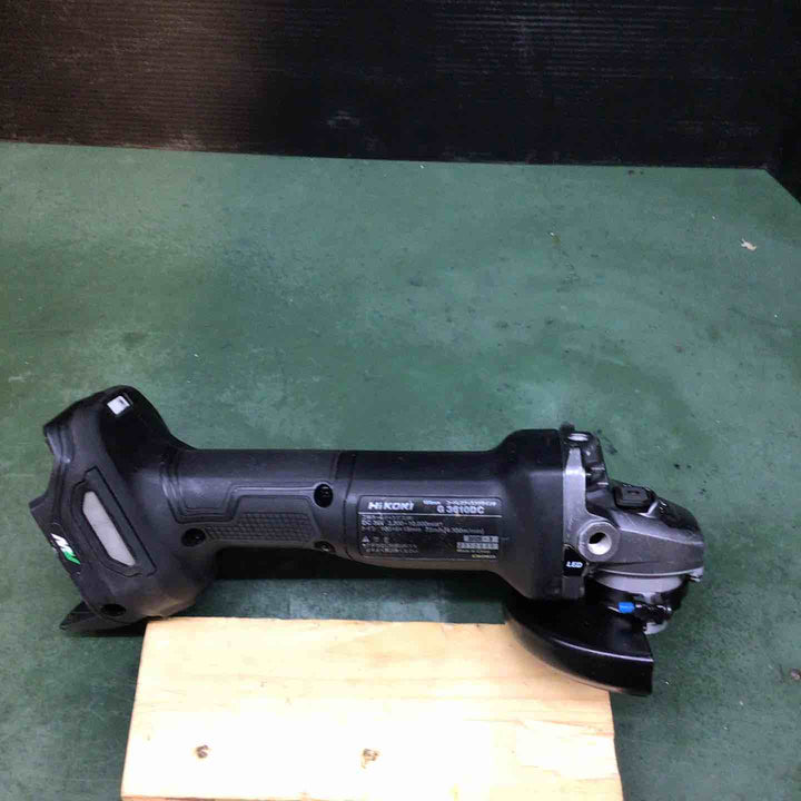 ◇HiKOKI(ハイコーキ) 36V 充電式 ディスクグラインダ G3610DC ブラック トイシ径100mm スライドスイッチ 蓄電池・充電器・ケース別売 G3610DC(NNB)【戸田店】