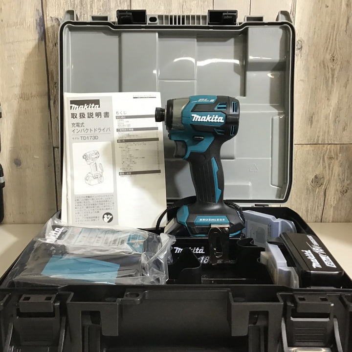 【未使用品】★送料無料★ TD173DRGX 青 3台セット makita マキタ 18V 充電式 インパクトドライバー【戸田店】