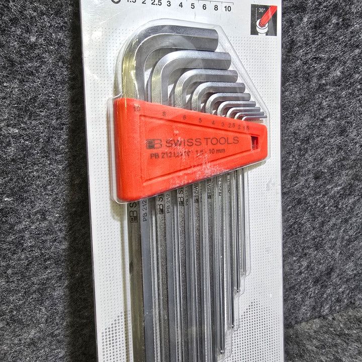 【美品】PB SWISS TOOLS ショートヘッド ロングボール六角レンチセット 2212LH-10CN【桶川店】