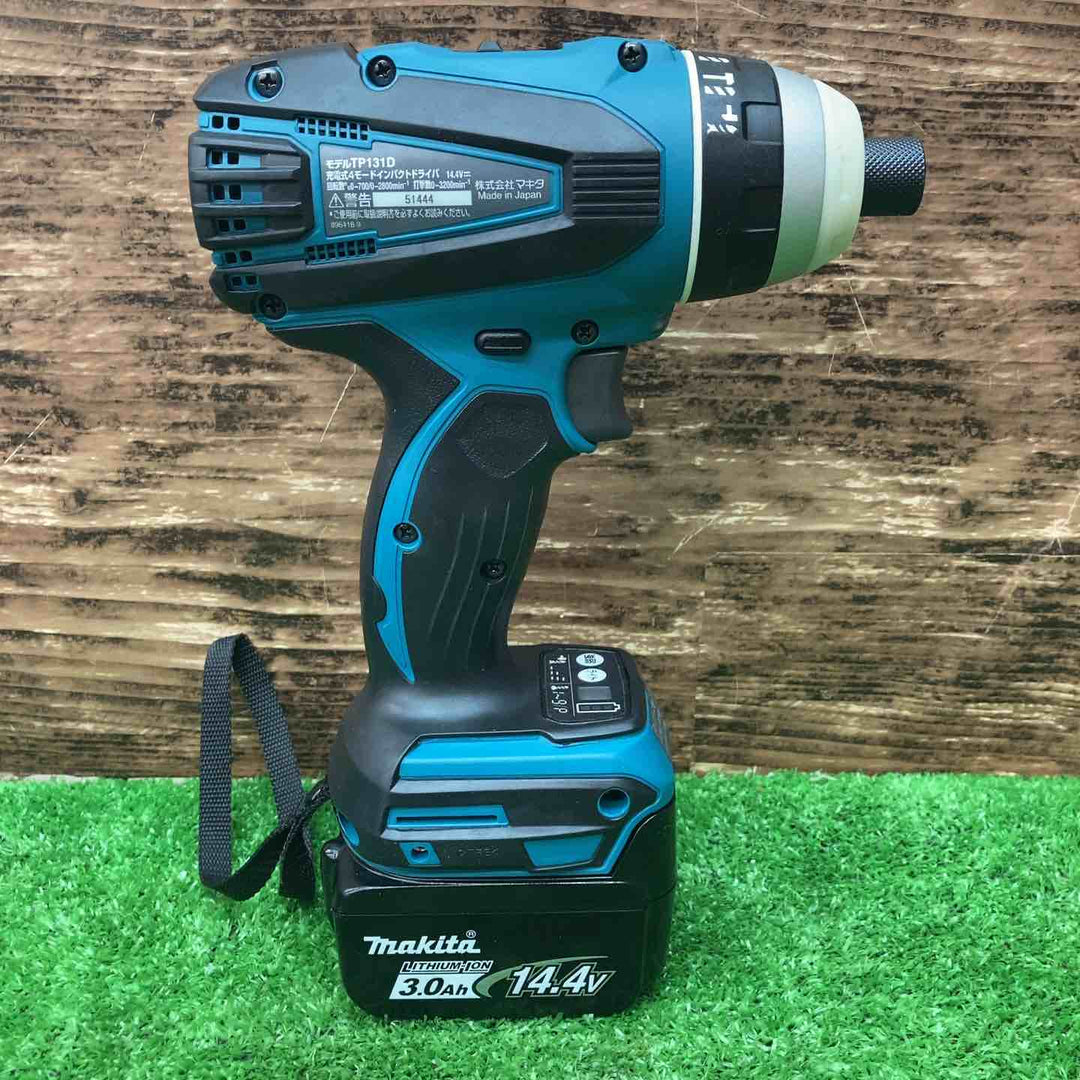 ★マキタ(makita) コードレス4モードインパクトドライバー TP131DRMX【川越店】