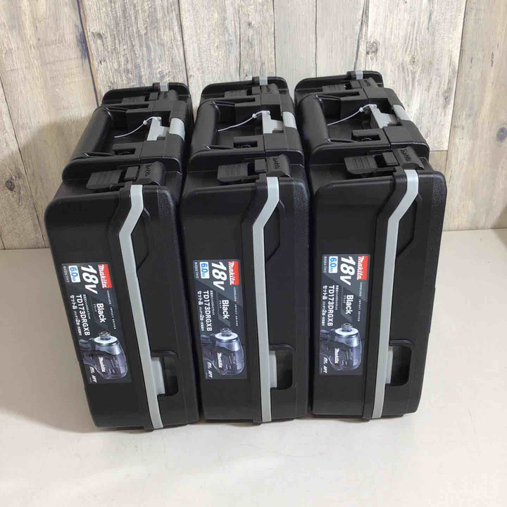 【未使用品】マキタ(makita) コードレスインパクトドライバー TD173DRGXB ブラック 黒 3台セット【戸田店】