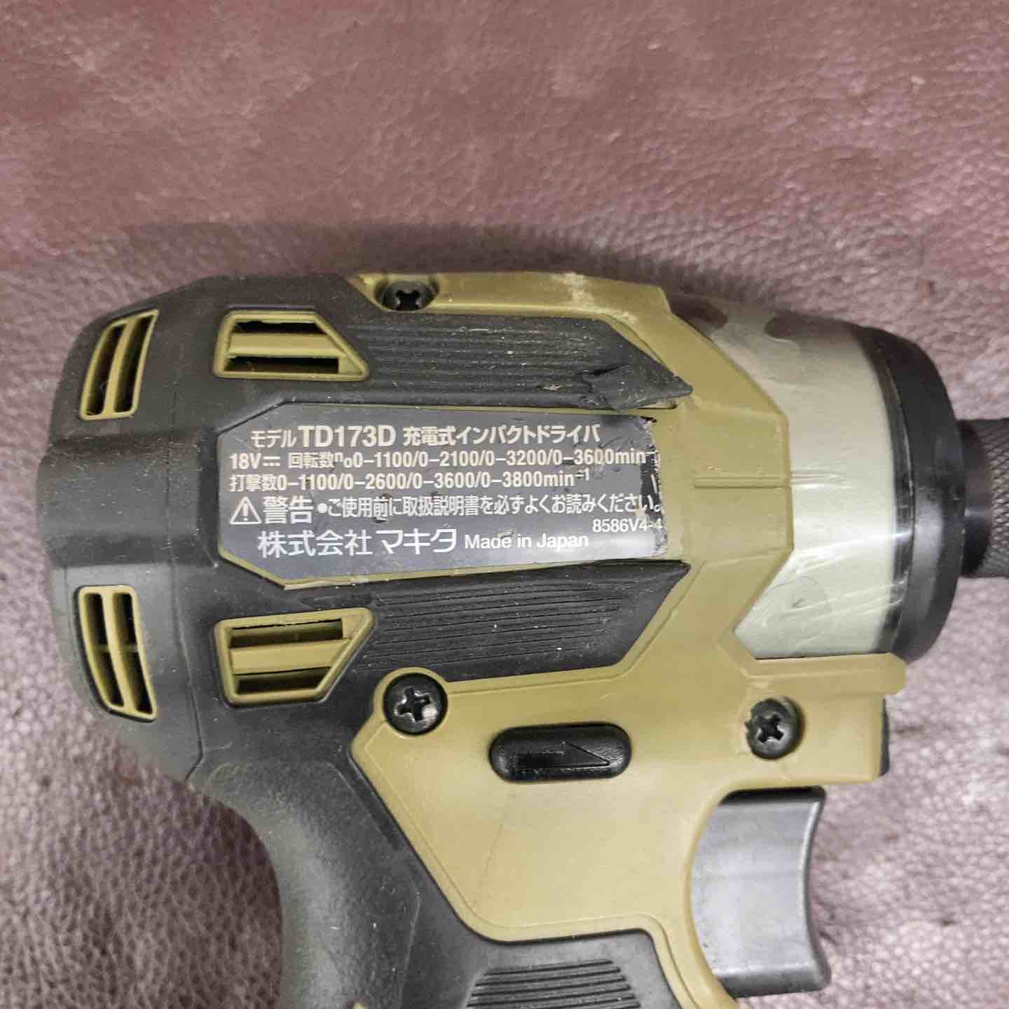 【中古品】マキタ(makita) コードレスインパクトドライバー TD173DZO バッテリー付属【東大和店】 中古品】 マキタ(makita) コードレスインパクトドライバー TD173DZO