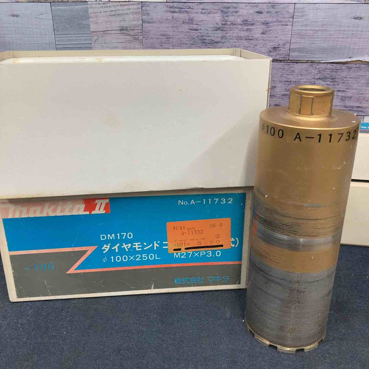 マキタ(makita) ダイヤモンドコアビット×4個、延長バー×1個セット DM170 M27 65Φ 100Φ 未使用＆中古【八潮店】