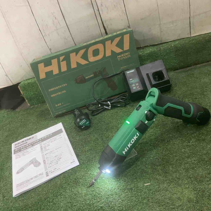 ★ハイコーキ(HIKOKI) コードレスインパクトドライバー WH3DA(2JS) 3.6V フルセット 動作確認済【川口店】