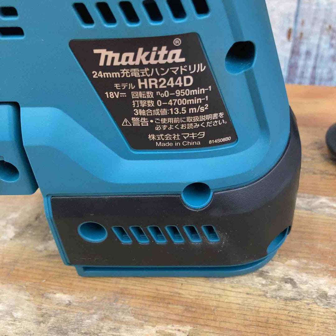 【中古美品】★マキタ(makita) コードレスハンマドリル HR244DRGX 18V バッテリー2個、充電器付き【柏店】