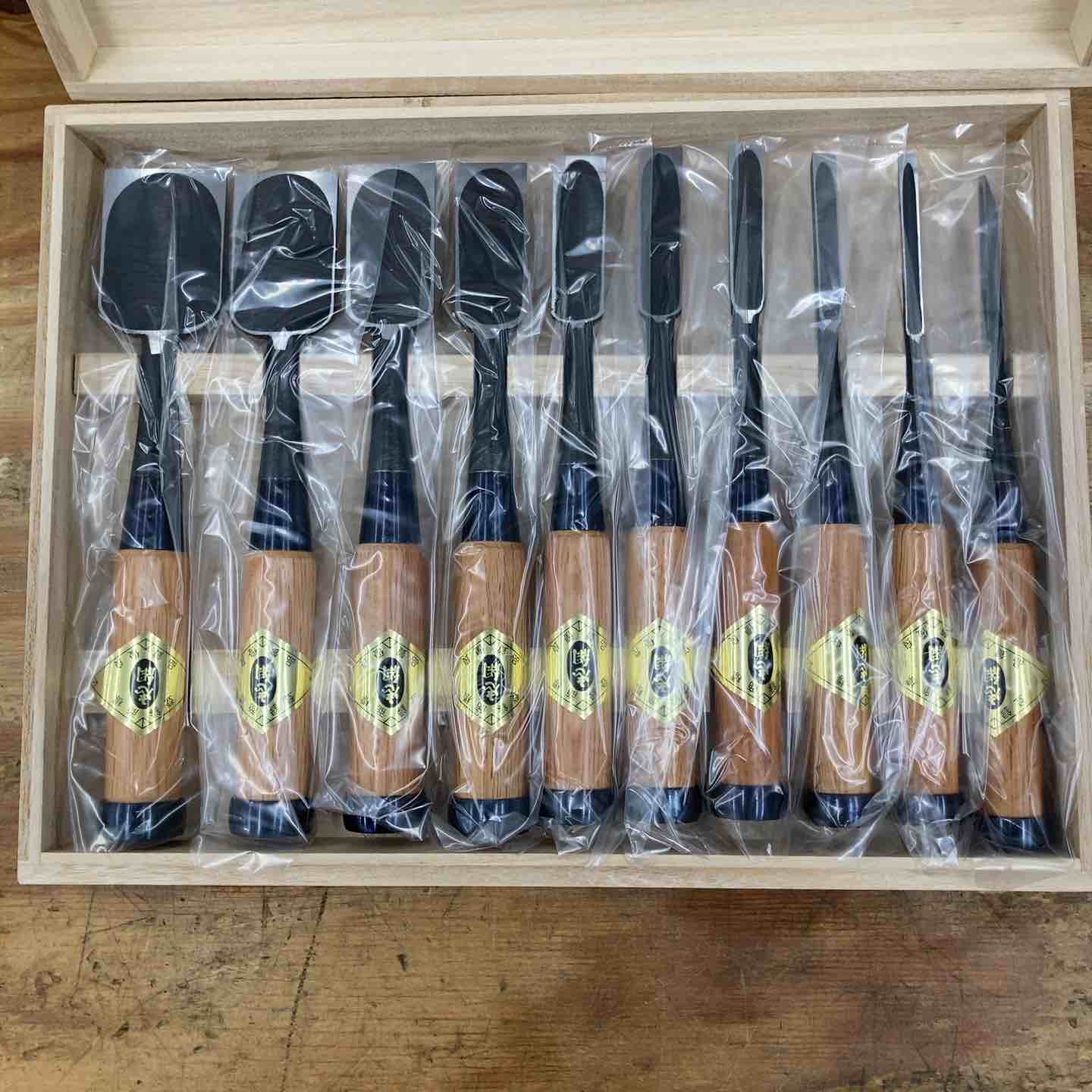 鑿　ノミ　忠綱　10本セット 鑿ノミ忠綱10本セット