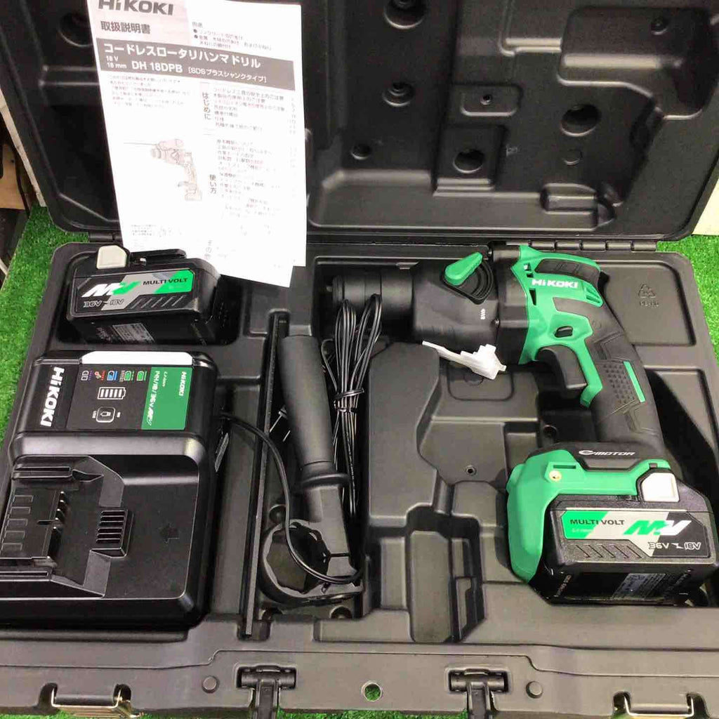 ★ハイコーキ(HIKOKI ※旧:日立工機) コードレスハンマドリル DH18DPB(2XP)【町田店】 ☆ハイコーキ(HIKOKI ※旧:日立工機) コードレスハンマドリル DH18DPB