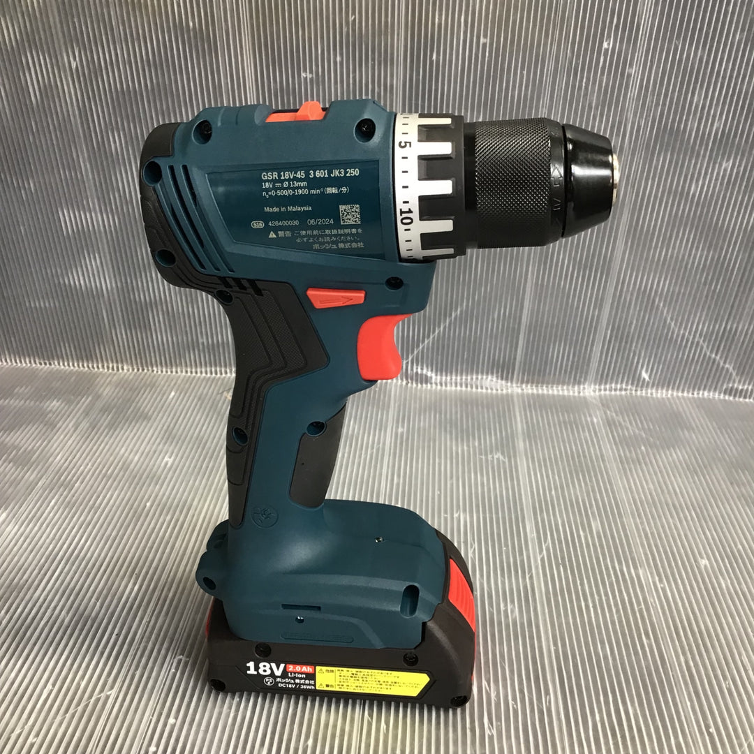 BOSCH ボッシュ 充電ドリルドライバー GSR18V-45【草加店】