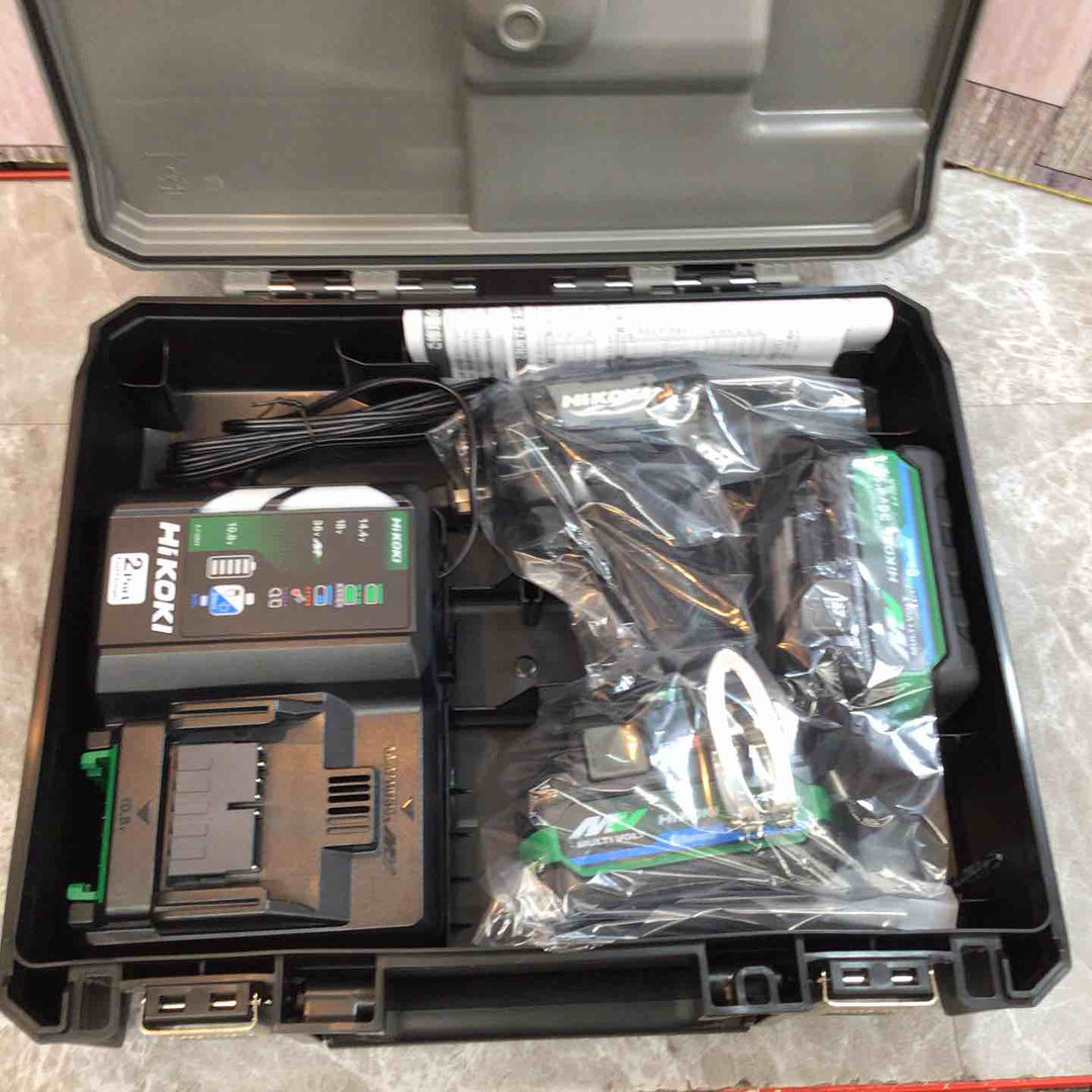 【未使用品】ハイコーキ Hikoki 36V コードレスインパクトドライバ ストロングブラック WH36DD(2XHBSZ) 2台セット≪送料無料≫【八潮店】