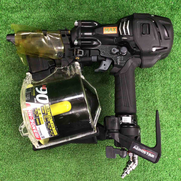 ★マックス(MAX) 高圧エア釘打ち機 HN-90N6(D)-BK【川崎店】