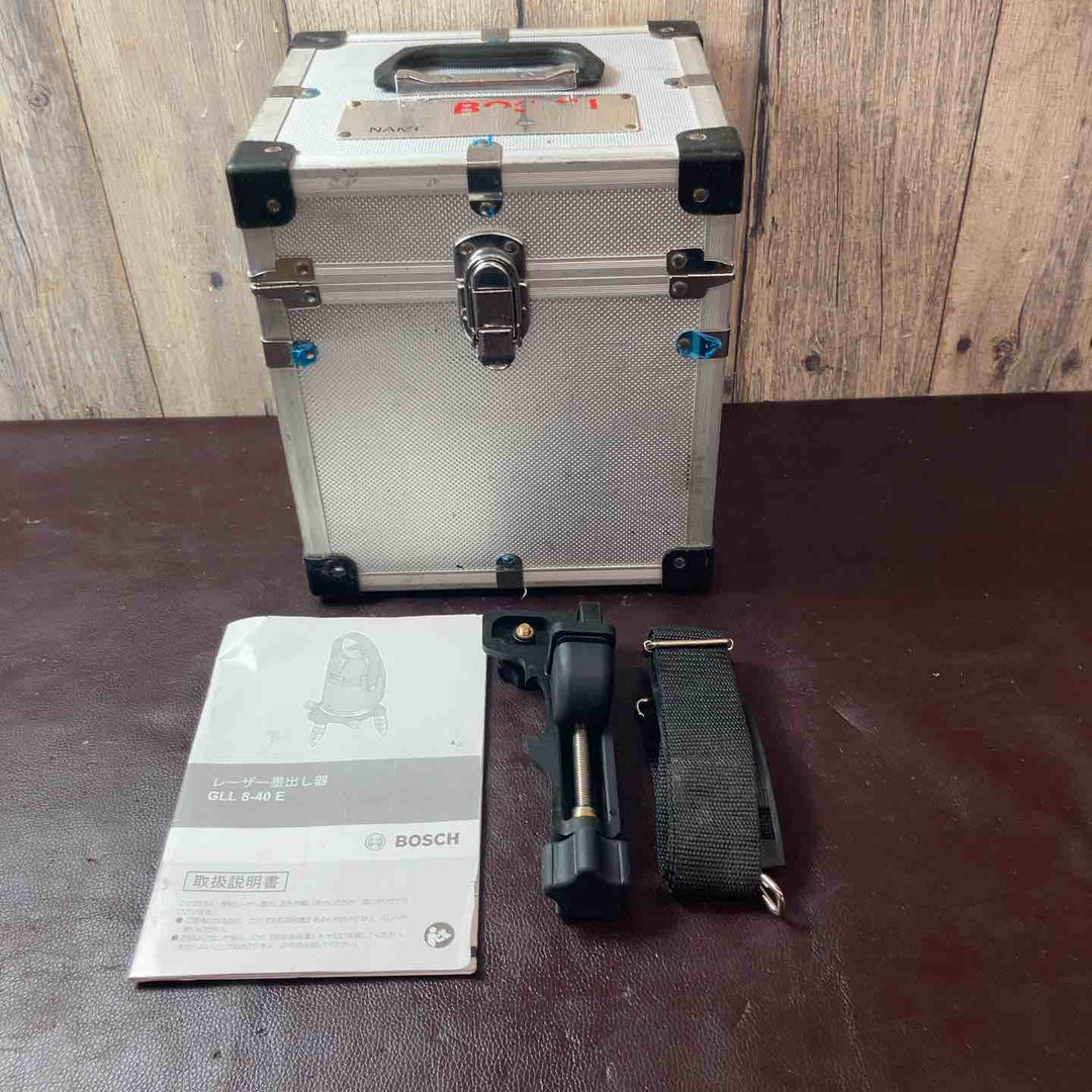 【中古品】 ボッシュ(BOSCH) 電子整準方式 ・レーザー墨出し器 GLL8-40E 【東大和店】