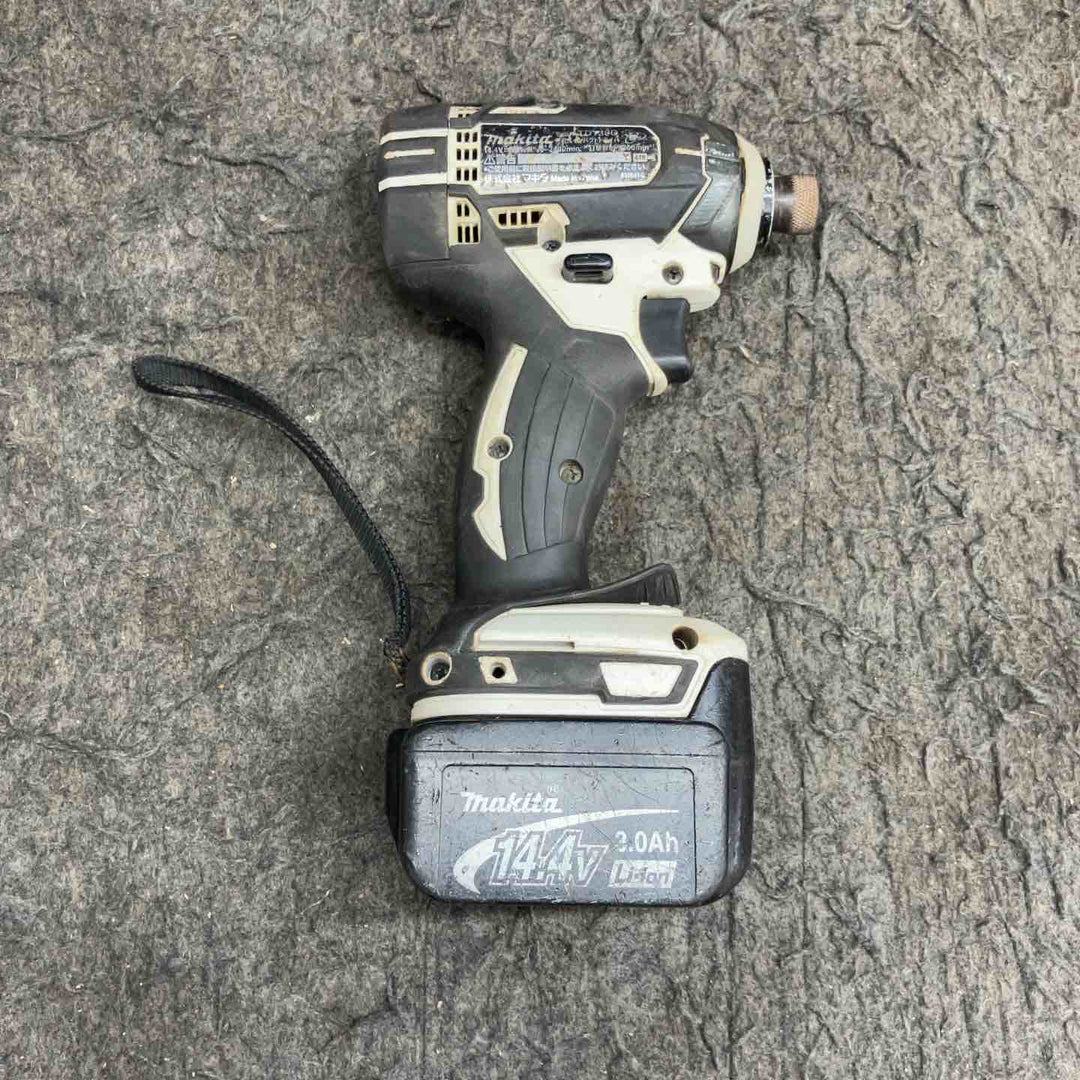 ★マキタ(makita) コードレスインパクトドライバー TD138DRFXW ケース(14.4V3.0Ahバッテリー[262][343]、充電器)【鴻巣店】