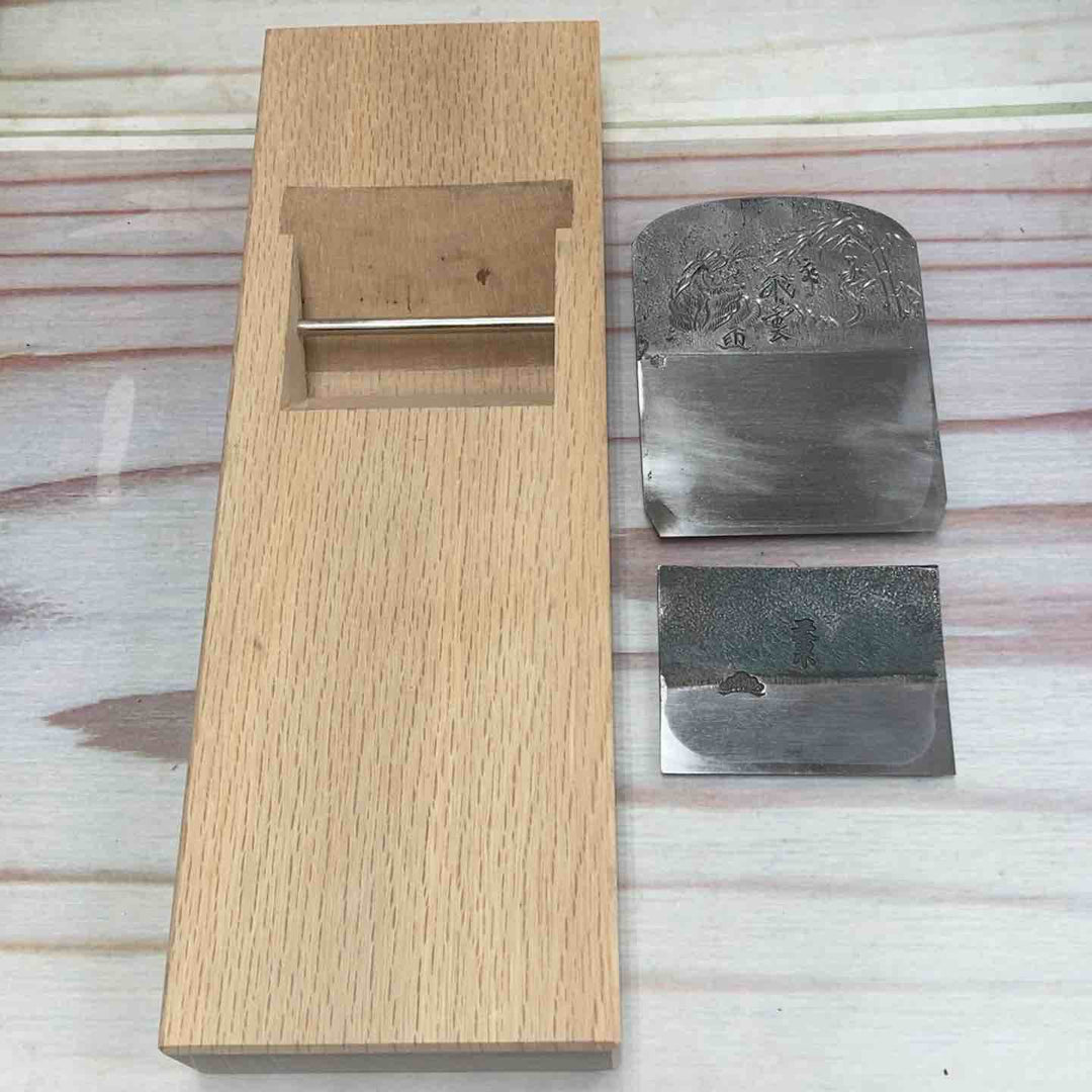 【超貴重品】 鉋 石堂 銘：飛雲 彫金仕上【虎】【川崎店】