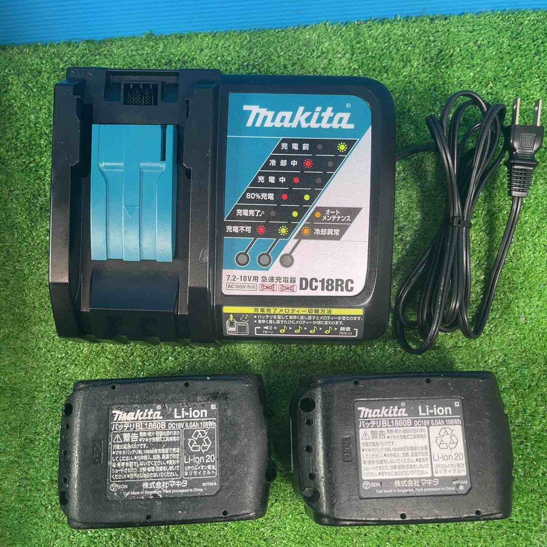 ★マキタ(makita) コードレスレシプロソー JR184DRG バッテリー2個【岩槻店】