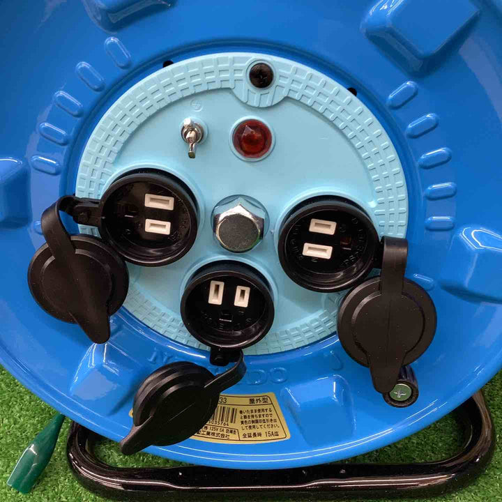 ◇日動 電工ドラム NPW-E33 コードリール 30m【越谷店】