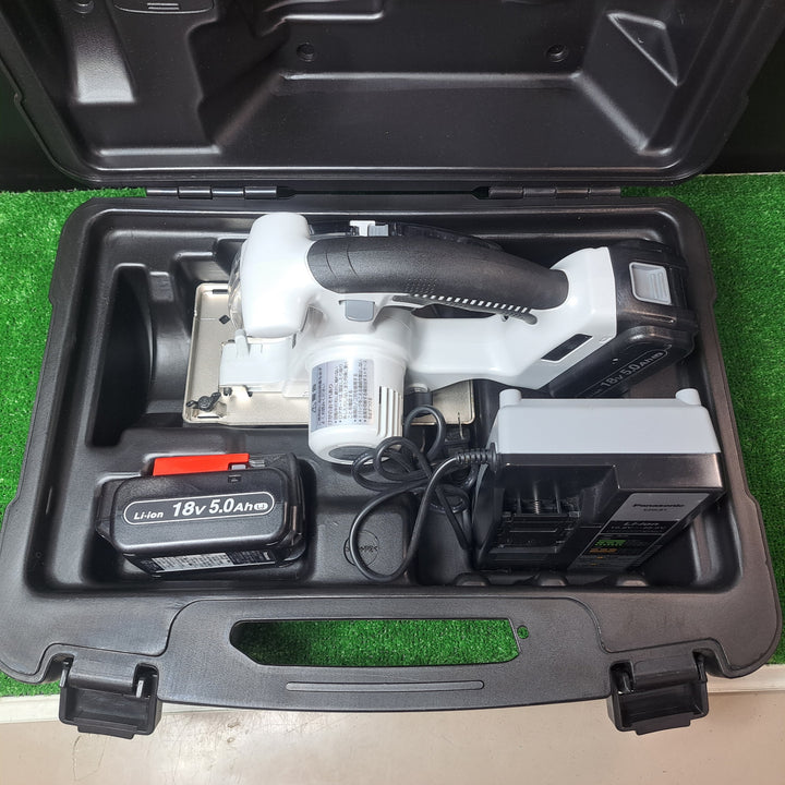 【美品】★パナソニック(Panasonic) コードレスチップソーカッター EZ45A2LJ2G-H【岩槻店】
