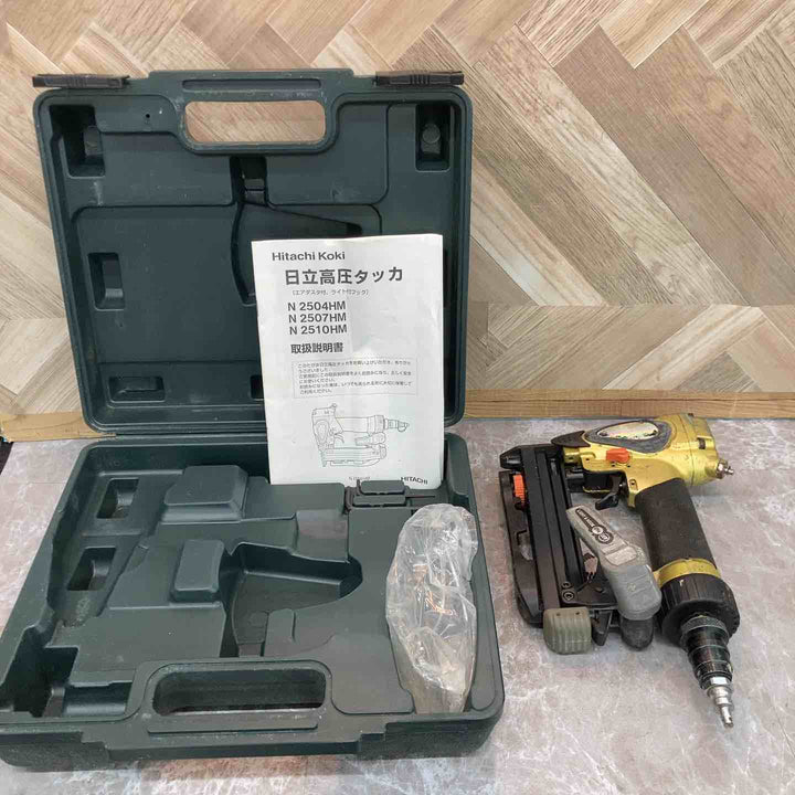 ★ハイコーキ(HIKOKI ※旧:日立工機) 高圧エアタッカ N2504HM【八潮店】