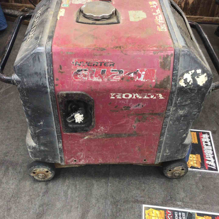 【店頭受取り限定/現状品】★ホンダ(HONDA) インバーター発電機 EU24i_車輪あり【川崎店】