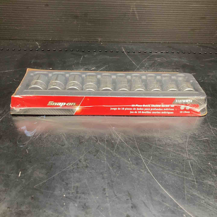 スナップオン/Snap-on 1/2" ソケットセット ショート 6ポイント ミリサイズ 310TWMYA 10-19mm【川越店】