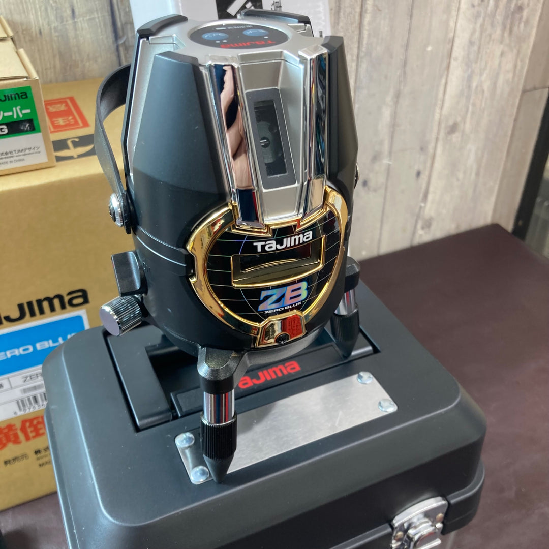 【未使用品(店頭展示品)】タジマ(Tajima) レーザー墨出し器 ZEROB-KYSET 三脚 受光器RCV-G付属【東大和店】