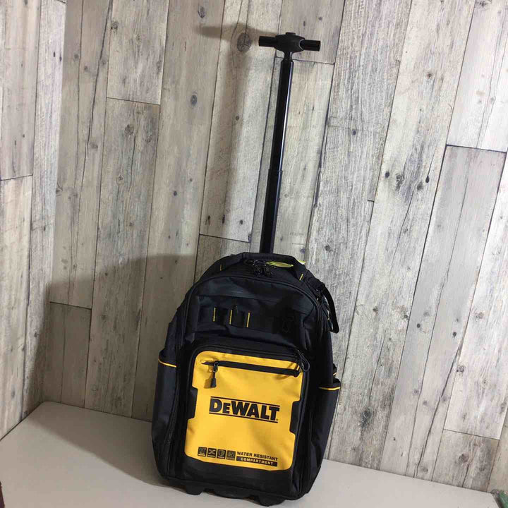 【美品】デウォルト(DEWALT) 防水仕様 キャスター付き バックパック リュック 黄色 イエロー【戸田店】