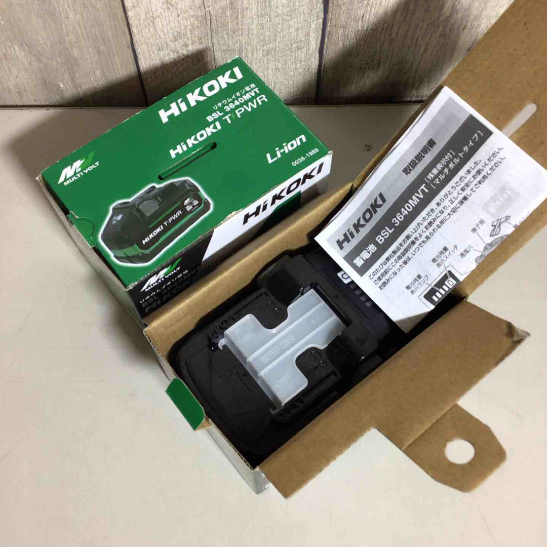 【未使用品】 ハイコーキ HIKOKI 日立 リチウムイオンバッテリー 36V/4.0Ah BSL3640MVT 2個 バッテリー 純正 純正品 マルチボルト 36V 【戸田店】