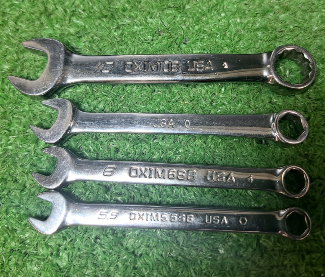 スナップオン/Snap-on フランクドライブ ミゼットコンビネーションレンチ OXIMシリーズ 4本セット 5.5mm-10mm【岩槻店】