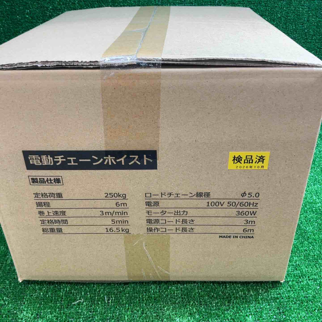【未使用品(未開封)】 電動チェーンホイスト250 DCH-250 【藤沢店】